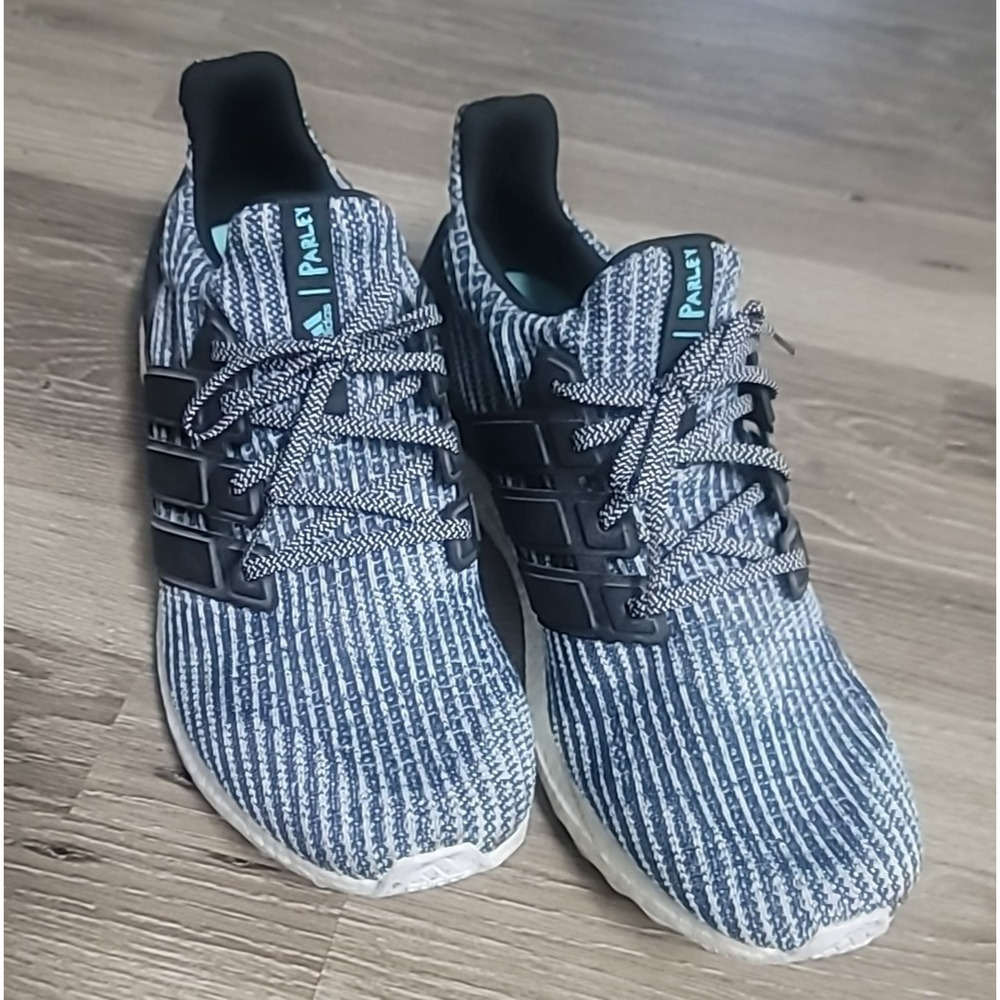 Adidas Ultra Boost Parley Sneakers Carbon Blue Size 14 Men's BC0248